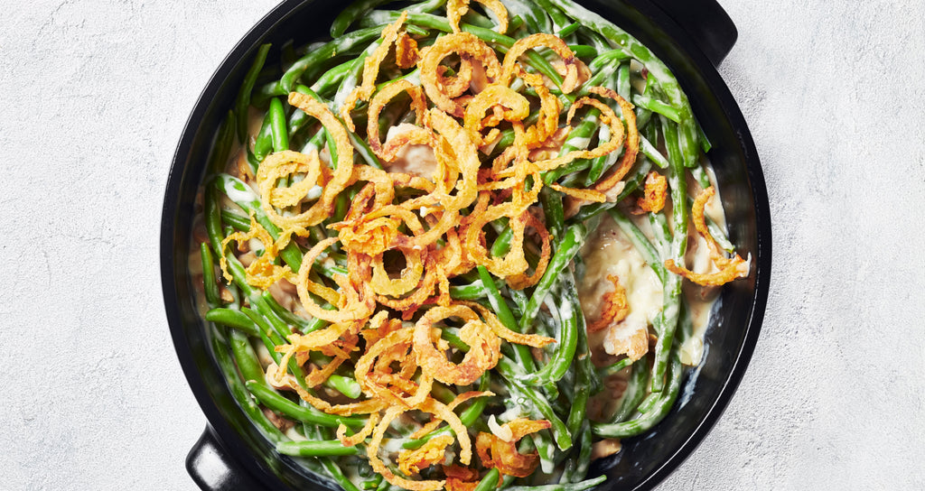 Green Bean Casserole with a Low-Carb Cashew Gravy - One Drop