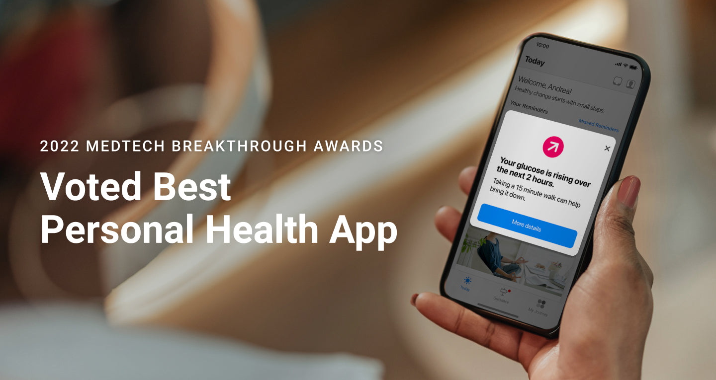 One Drop Named Best Personal Health App in 2022 MedTech Breakthrough Awards
